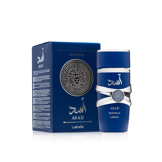 Asad Zanzibar Lattafa – Eau de Parfum Homme – 100ml